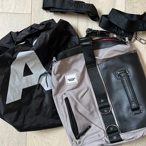 Brand new medium Anvanda bag. Grey/Black.
